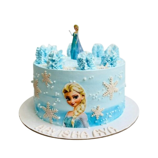 Frozen elsa cake