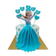 Frozen elsa cake