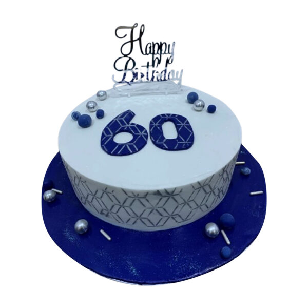 60th birthday cake