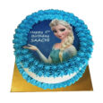 Frozen elsa cake