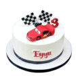 Lightning mcqueen car cake