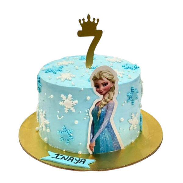Frozen elsa cake