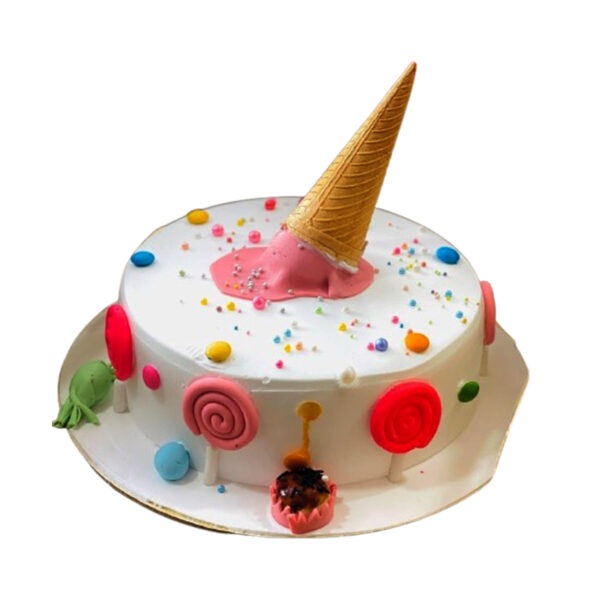 ice cream candy cake
