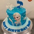Frozen elsa cake