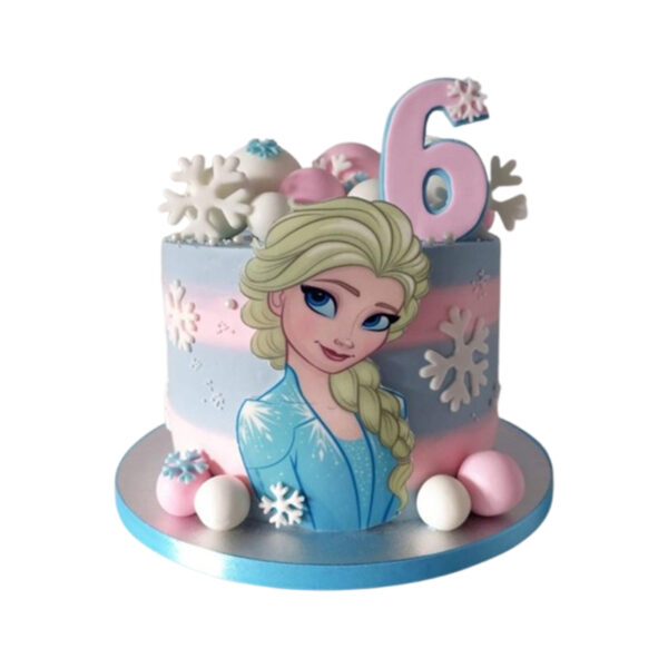 Frozen elsa cake