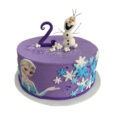 Frozen elsa cake