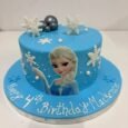 Frozen elsa cake