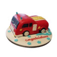 Fire truck 3d novelty cake