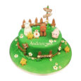 Farm house theme cake