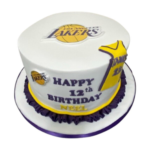 Los angeles Lakers cake