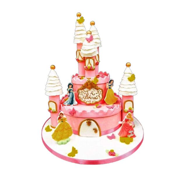 Barbie doll house cake