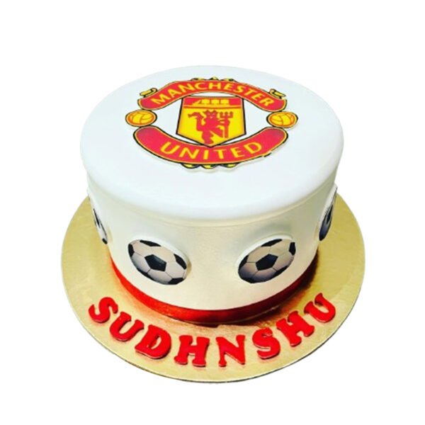 Manchester united football cake
