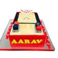 Bowling theme cake