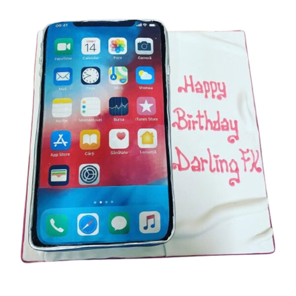 Apple iphone cake