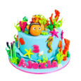 ocean theme cake