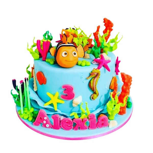ocean theme cake