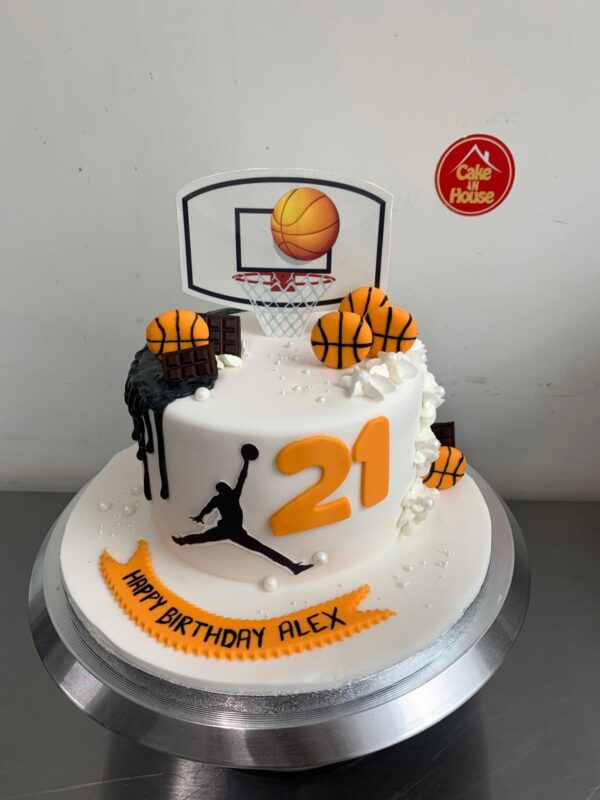 Jordan basketball cake