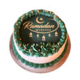 Ramadan mubarak fresh cream cake