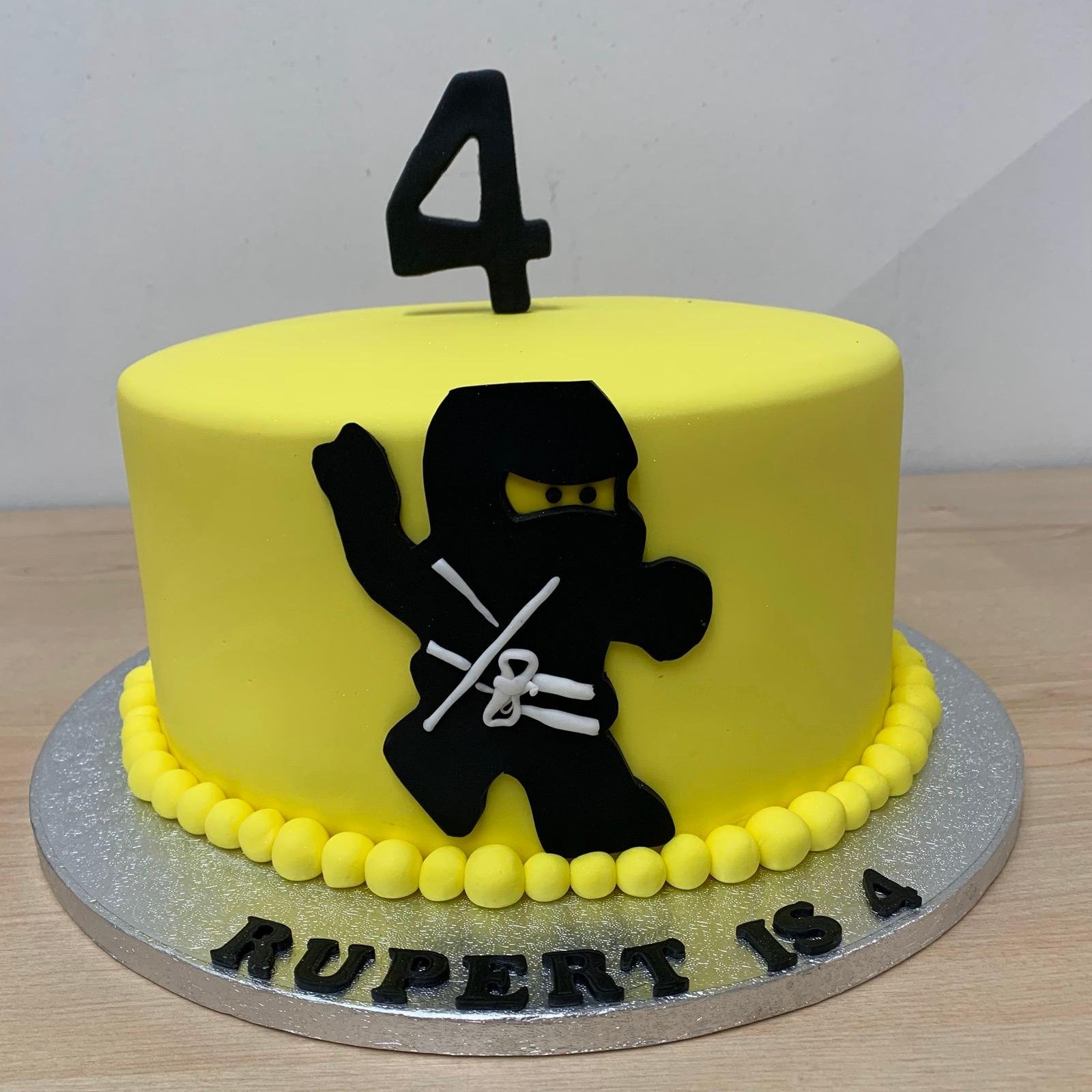 NINJAGO YELLOW CAKE