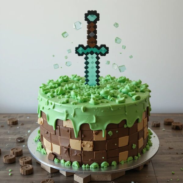 MINECRAFT THEME CAKE