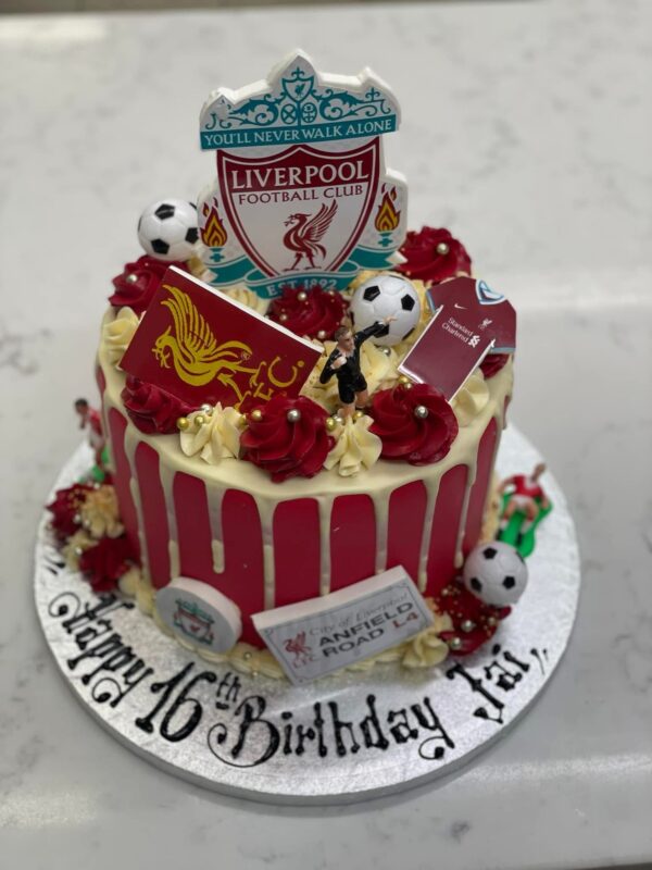 LIVERPOOL FC FOOTBALL CAKE