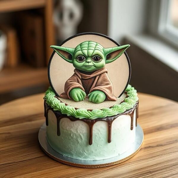 YODA PICTURE CAKE