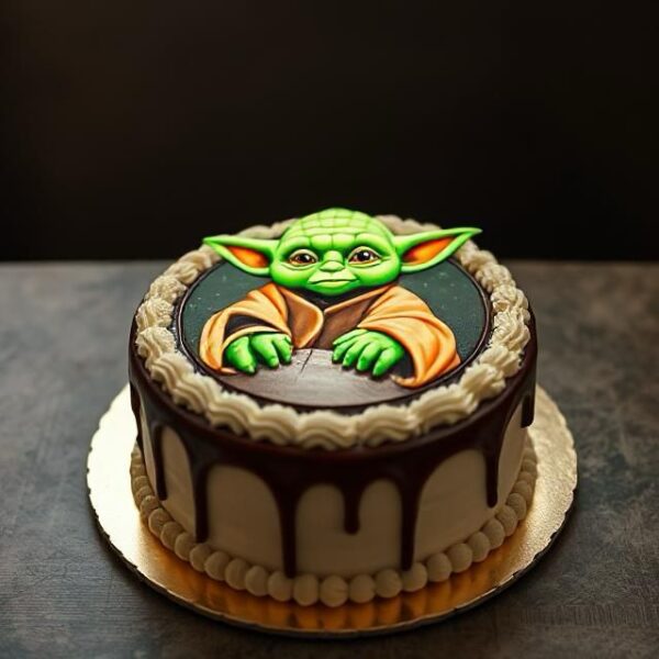 YODA PICTURE CAKE