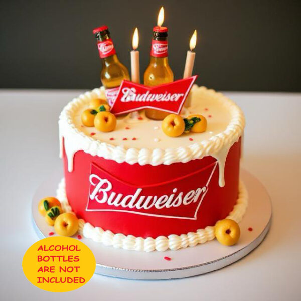 BUDWEISER BEER CAKE