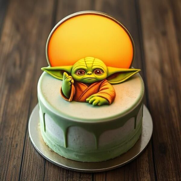YODA BIRTHDAY CAKE
