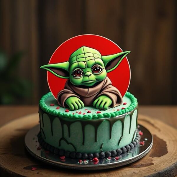 YODA BIRTHDAY CAKE