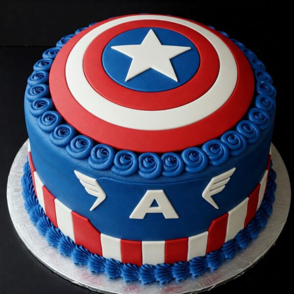 CAPTAIN AMERICA CAKE
