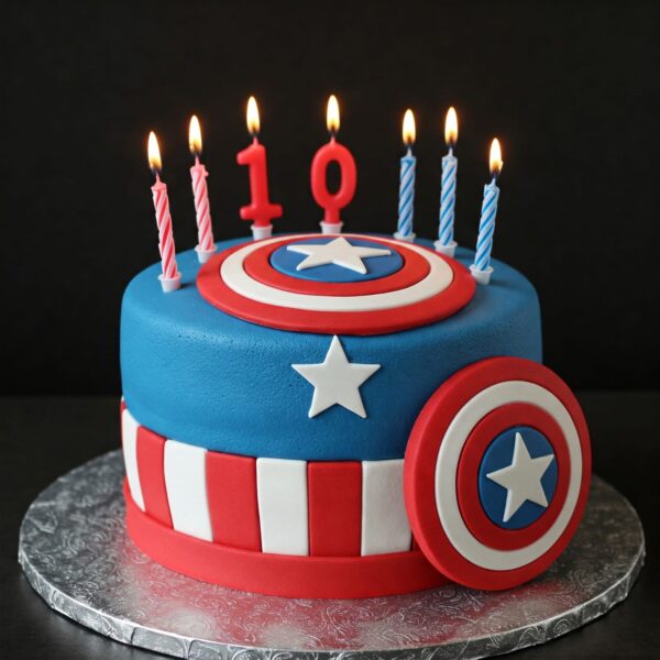 CAPTAIN AMERICA CAKE