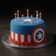 CAPTAIN AMERICA CAKE