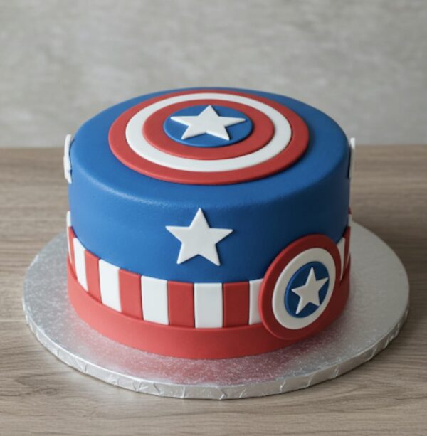 CAPTAIN AMERICA CAKE