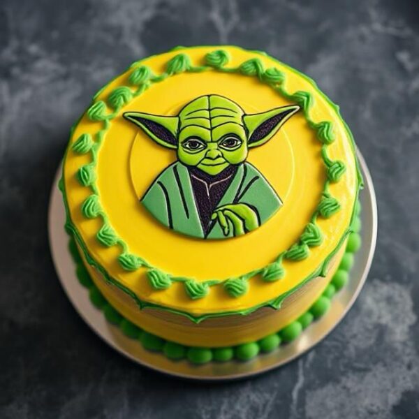 YODA PICTURE CAKE