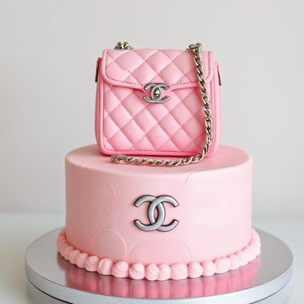CHANEL PINK CAKE