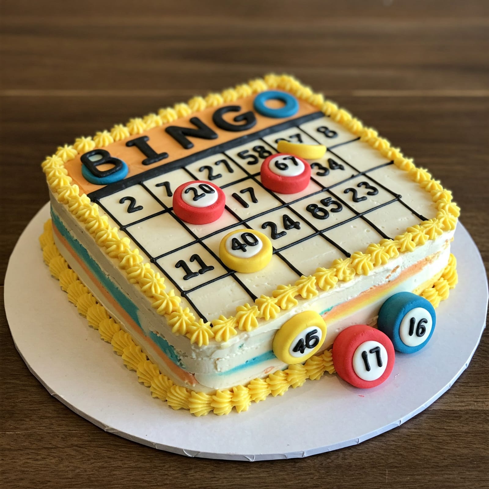 BINGO GAME CAKE
