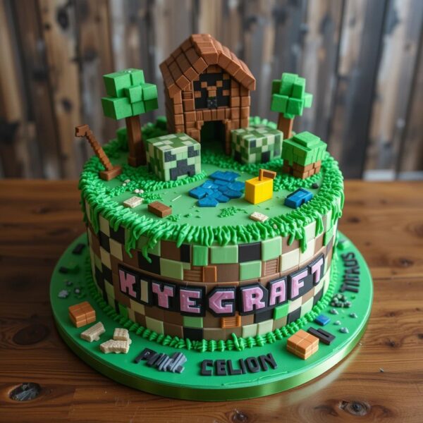 MINECRAFT CAKE