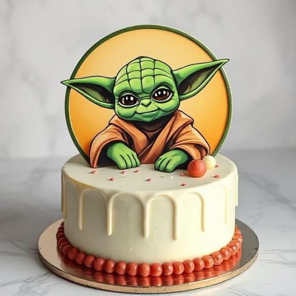 YODA PICTURE CAKE