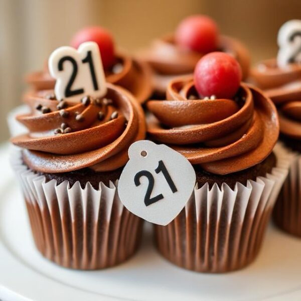 21st birthday cupcakes