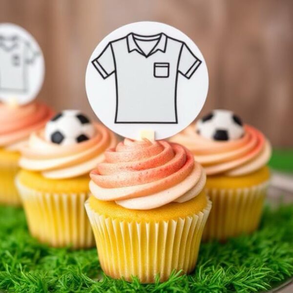 Football cupcakes
