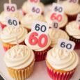 60th Birthday cupcakes