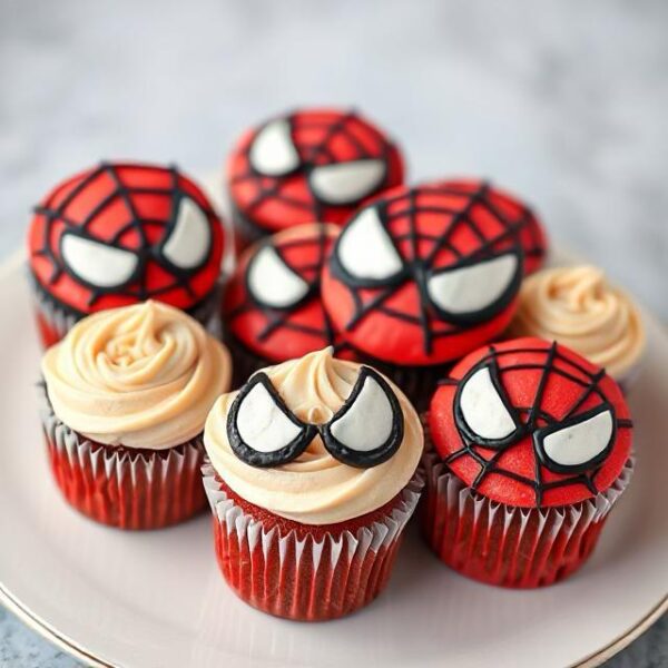 Spiderman cupcakes
