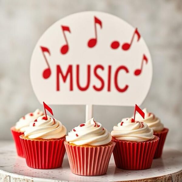 Music cupcakes
