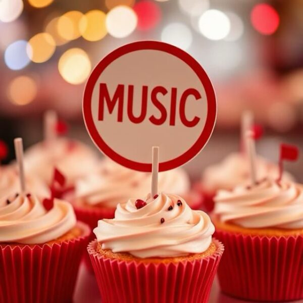 Music cupcakes