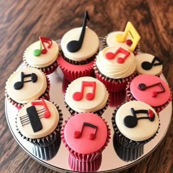 Music cupcakes