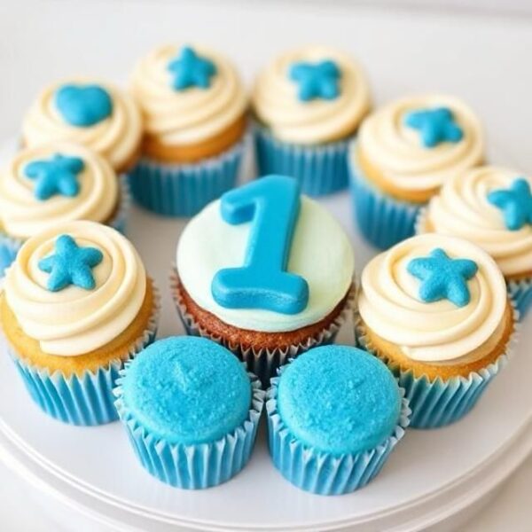 1st birthday cupcakes