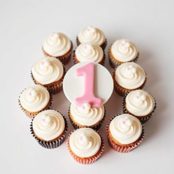 1st birthday cupcakes
