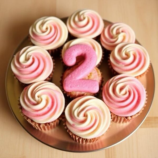 2nd birthday cupcakes