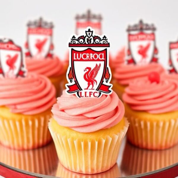 Liverpool fc cupcakes